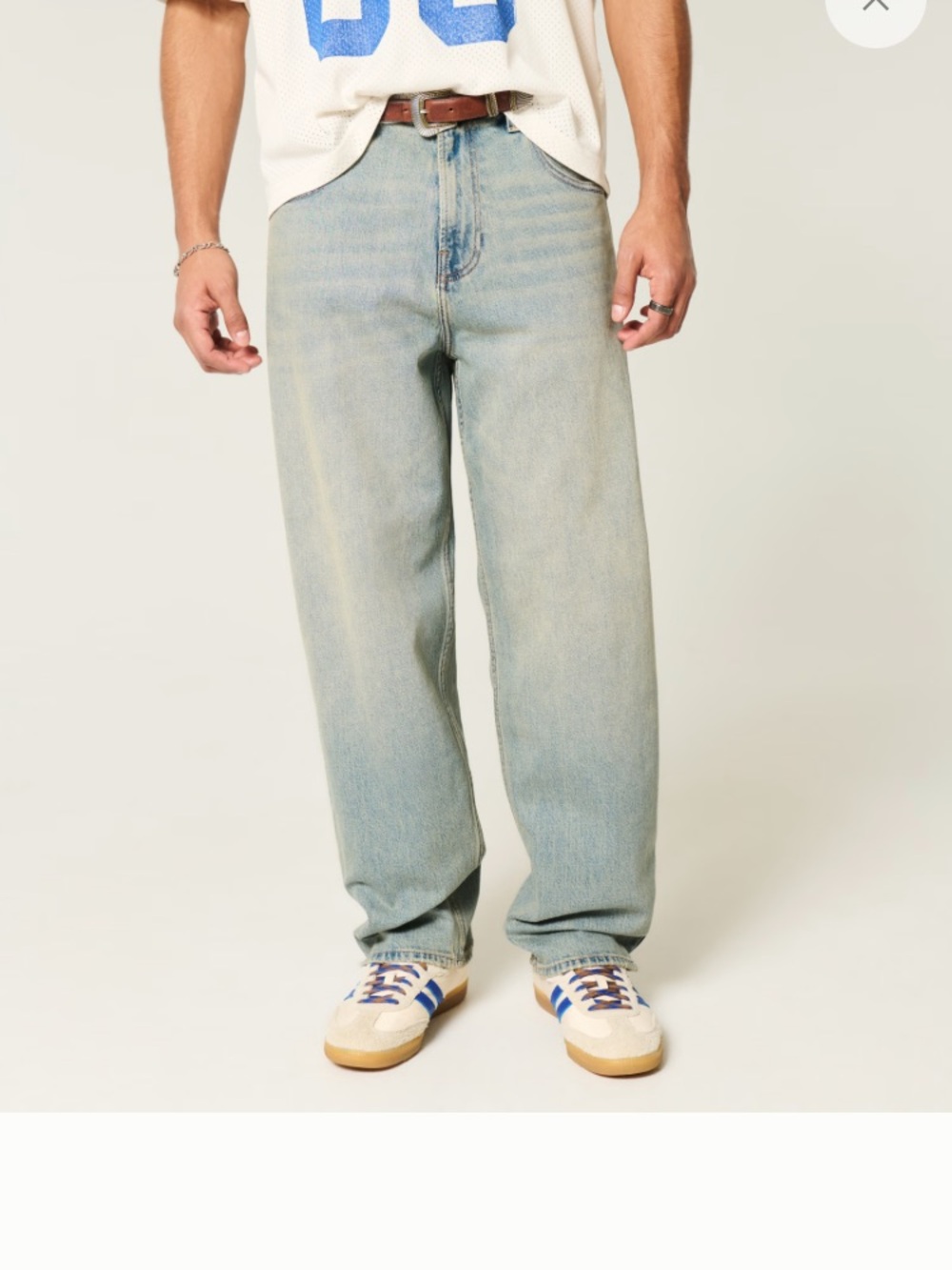 Hollister Light Wash baggy, skater Jeans
